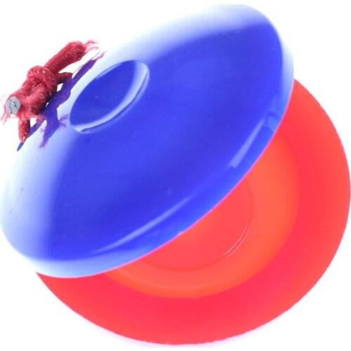 1Pcs Plastic Castanets Percussion Musical Instrument Education Childs Intellectual Development Listening Ability
