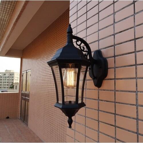 Simple outdoor Wall Lamps continental style all aluminum waterproof balcony garden doorway corridor light LU627100 ZL388