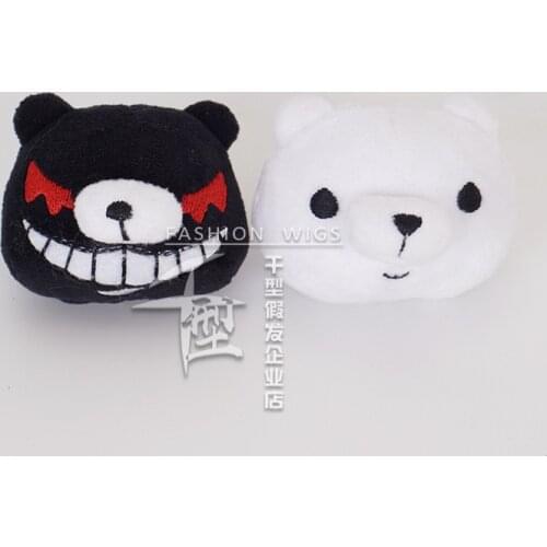 Jiangzhidao Dunzi Cosplay hairpin hairpin hairpin headdress black and white bear bullet on breaking cos accessories in stock
