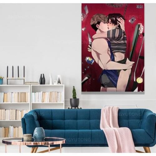 Stalking Yaoi Sangwoo Killing Yo Anime Boo Home Decor Wall Art Print Poster Modular Canvas Pictures