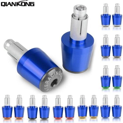 Universal 22mm Motorcycle Hand Bar Ends Slider Handle Bar End Grips Cap FOR Suzuki GSR 400 600 700 750 2011 2012 2013 2014 2015