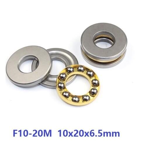 100pcs F10-20M Axial Ball Thrust Bearing 10x20x6.5 mm bearing Plane thrust ball bearing 10*20*6.5mm