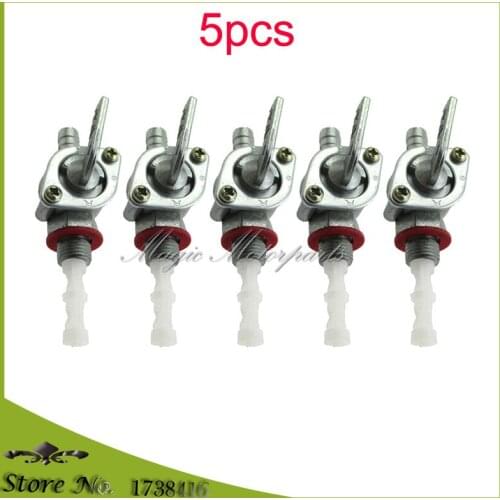 5pcs Fuel Tank Switch Valve Petcock For 49cc-80cc Motorized Bike Bicycle