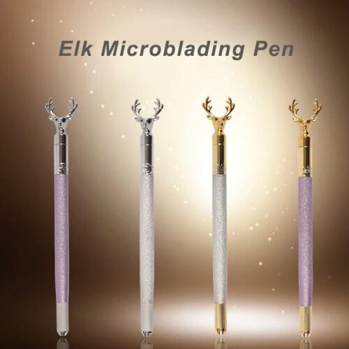 Aluminium Alloy Microblading Tattoo Ink Pen Permanent Makeup Accessories Tattoo Machine Pen Tools for Embroidery Eyebrow Lip