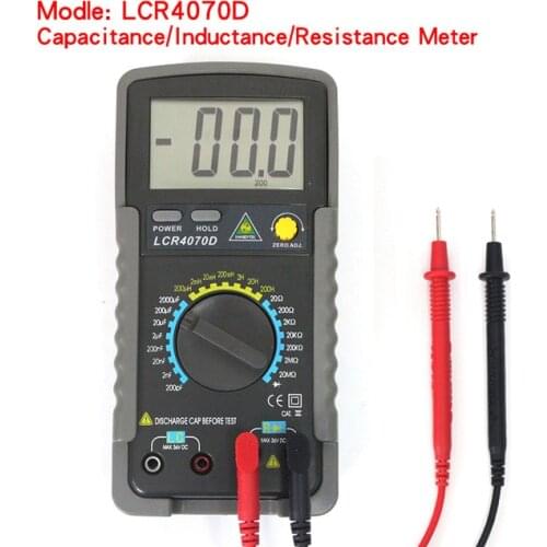 LCR4070D digital bridge,High Precision Electronic Capacitance Inductance Meter Digital Bridge LC Meter Multimeter LC RC