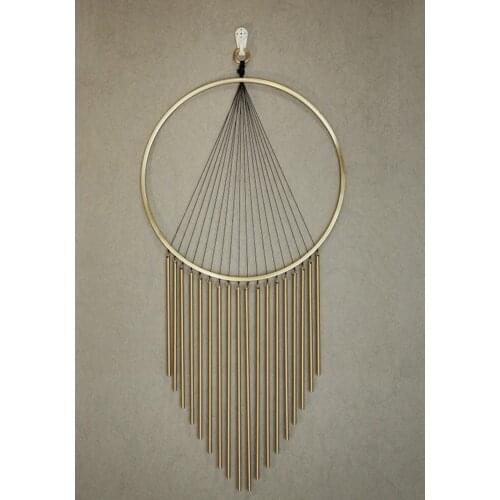 CopperMetal Ornaments Hanging Golden Minimalist Antique Crafts Pendant Home Decoration Accessories Modern