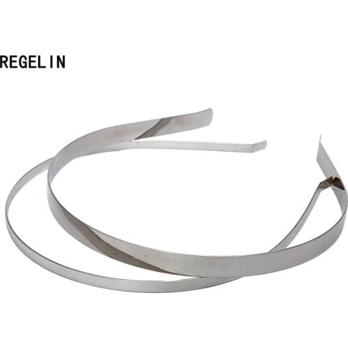 REGELIN Head Bands Metal Hair Bands Hairwear 5pcs/lot 5mm/10mm Width Base Setting DIY Jewelry For Handmade Jewelry Making