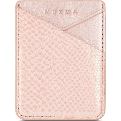 In Stock MUXMA Snakeskin Pattern Glitter Plain Cell Phone Case Card Pocket for iPhone 12 Pro Max