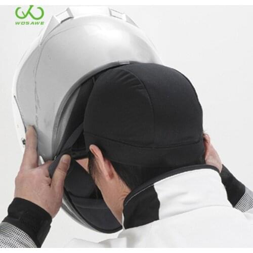 WOSAWE Breathable Mesh Motorcycle Helmets Inner Caps Layer Anti-Sweat Thin Motocross Racing Ski Under Helmet Lining Hat Men