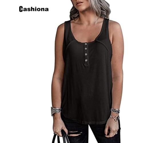 2021 Summer New Patchwork Womens Tank Tops Single-Breasted Tshirt Sexy Women Clothing Sleeveless Vest Shirt Casual Pullovers