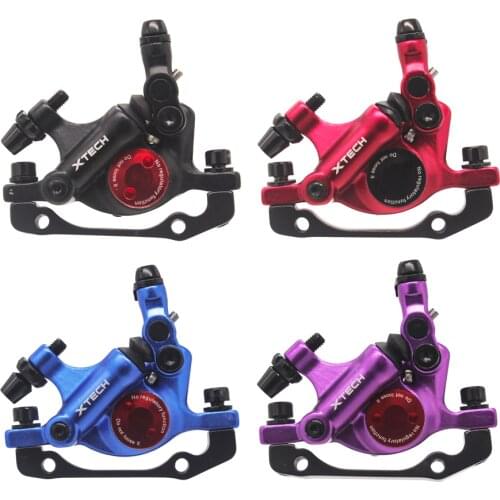 ZOOM XTECH HB100 MTB Hydraulic Disc Brake Calipers Front & Rear Rotors Oil Mechanical Disc Brake Caliper Bicycle Scooter Parts