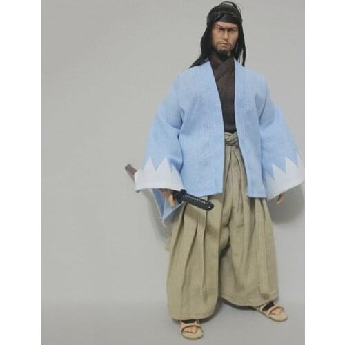 1/6 Male figure Clothing model japan Miyamoto Musashi Samurai Clothes for 12 inch action figure
