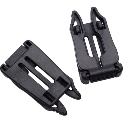 1" Plastic Foldable Webbing Clip Buckle Quick-Release Connect Lock Out Pressing Molle Tactical Backpck Kits