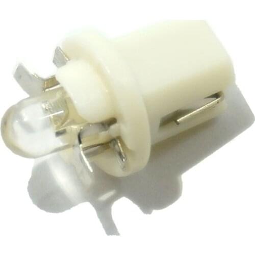 100pcs/lot b8.5 Led 1 SMD T5 LED Lamp Car Dashboard Light Bulb DC 12V Instrument Lights White Blue Red Yellow Green for car