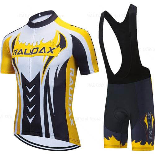 Raudax 2021 Cycling Set Triathlon Bicycle Clothing Breathable Mountain Cycling Clothes Suits Ropa Ciclismo Verano Body Suit