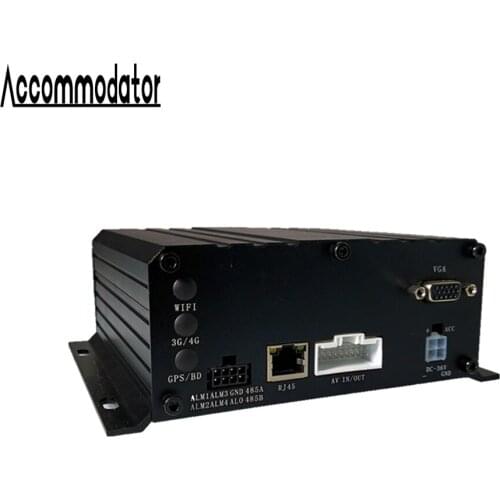 4 channels mobile dvr with HDD storage, 2 TB max, USB for backup