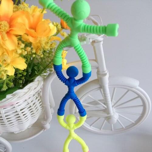 5pcs Silicone Magnetic Man Shaped Doll Children Kids Magic Novelty Anti Stress Toys Assembling Puzzles Educational Toys