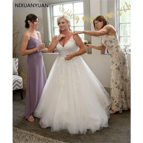 ANGELSBRIDEP Sweetheart Ball Gown Wedding Dresses Vestido De Noiva Fshion Strap Applique Tulle Formal Bride Dress Hot Sale