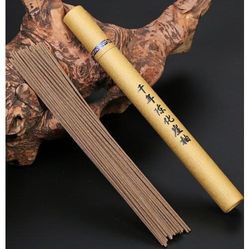 1 Box Natural Sandalwood Incense Sticks Indian Incensea White Sage Flavor Sandalwood Incense Meditation Home Fragrance