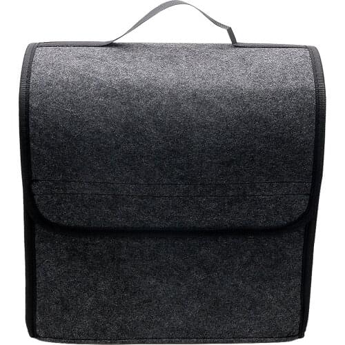 Car Storage Bag Trunk Organizer Box Folding Auto Rear Storage Pouch Car Styling Accessories Stowing Tidying Seat Back Bag
