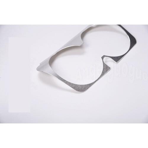 Aluminum alloy Car water Cup Holder Trim sticker For Mercedes Benz 2015-2017 C-class/GLC/2016-2017 E-class