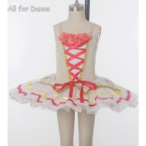 High Quality Pancake Style Girls Ballet Tutu Lady Stage Performance Ballet Costume Ballerina Dance Tutu