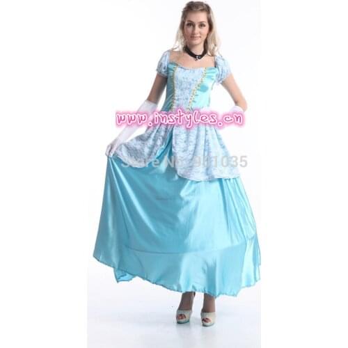 FREE SHIPPING 8984 Deluxe Queen Of Hearts Alice in Wonderland Fancy Dress Halloween Costume S,M,L