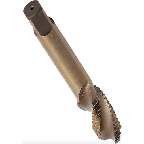 Free shipping of 1PC high quality M9*1.25 HSS M35 Co 5% Full CNC grinded Machine sprial flute Taps Screw Taps for SS workpiece