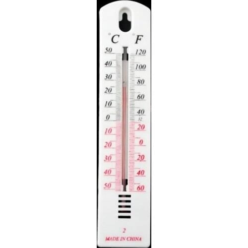 Home Wall Hanging Thermometer Celsius Fahrenheit Display Indoor Outdoor Monitor