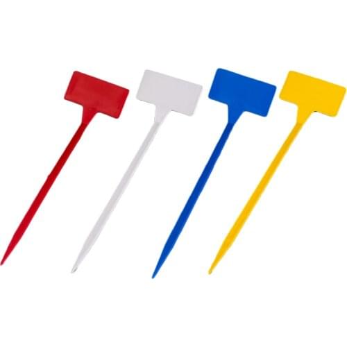 10Pcs T Type Plant Markers Plastic Waterproof Tags Garden Nursery Tray Premium Label For Garden Markers Stick Tools