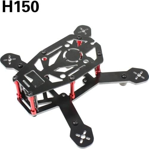 F16895/96 DIY H150 Mini Racing Drone 150mm Wheelbase Quadcopter Carbon / Glass Fiber Frame Kit for FPV