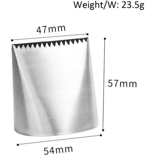 Cake Tools Oversized Bakery DIY Cake Making Cream Stainless Steel Decorating Mouth Lcing Piping Nozzles Pastry Decorating Baking