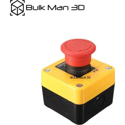 Emergency STOP Button N/C Switch E-stop Push Button Switch Emergency Stop Switch for OX CNC,Workbee CNC Engraving Machine