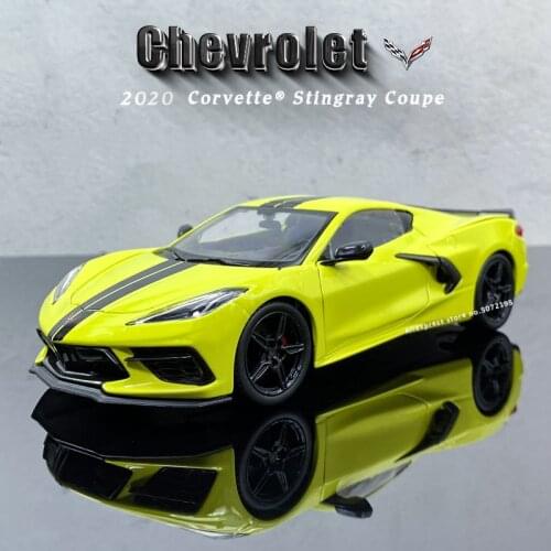 Maisto 1:24 2020 Chevrolet Corvette Stingray Coupe Z51 simulation alloy car model collection gift toy boys Toys