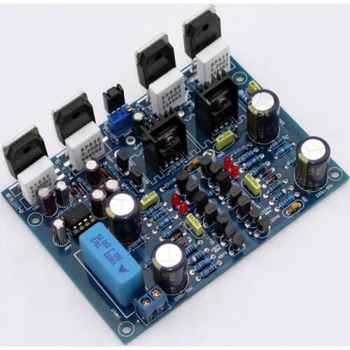 NJW0281 / NJW0302 and A1930 / C5171 and op amp TL082 ON Semiconductors power tube Small class A amplifier board 2 PCS finished