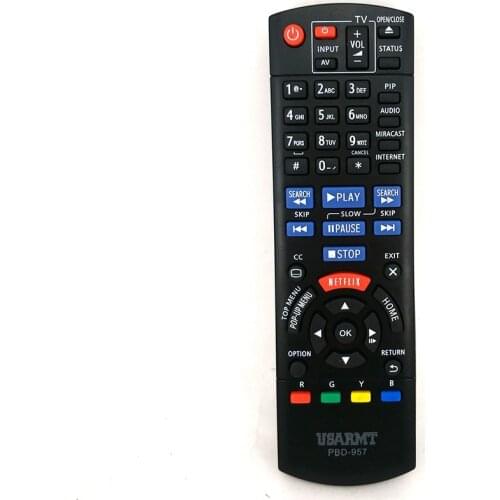 New Replacement Remote Control PBD-957 For Panasonic BD BLU-RAY DVD PLAYER PBD957 PBD957 DMP-BD75 DMP-BD755 Fernbedienung