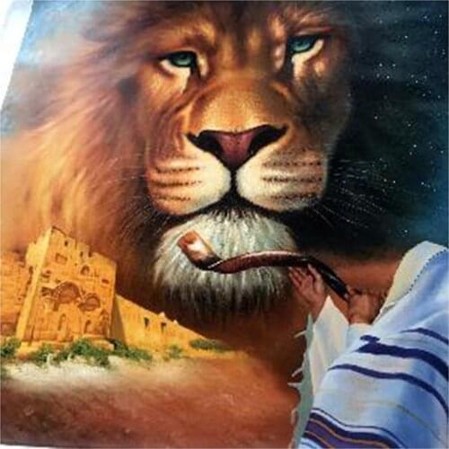 New Arrivals 5D DIY Full Round/Square Diamond Painting Lions 3D Embroidery Cross Stitch Rhinestone Mosaic Home Decor Gift Y1323