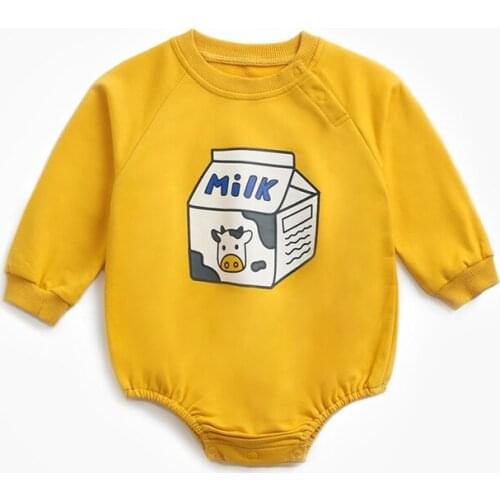 Baby Clothes Prinring Design Clothing Lovely Baby Newborn Clothes for 0-12m Kids Baby Girls Boy Autumn Bodysuit Spring Rompers