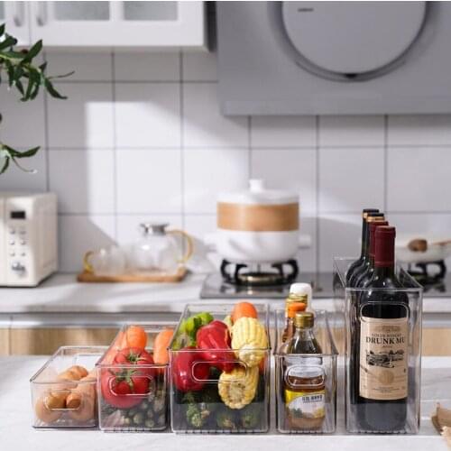 Refrigerator Organizer Bins Refrigerator Drawer Organizer Transparent Fridge Storage Bin Clear Plastic Pantry Food Storage Box