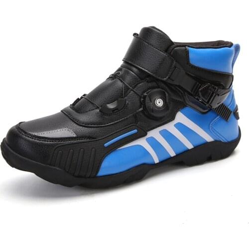 Professional Motorcycle Boots Men Motocross Racing Shoes Women Motorbike Biker Rider Protective Riding Boots botas Moto Zapatos