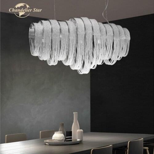 Luxury LED Tassel Chandeliers Vintage Modern Crystal Circle Pendant Hanging Lights Fixture Bedroom Living Room Lamps Lustre