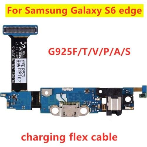 Charging Port Flex Cable for Samsung Galaxy S6 Edge G925F G925A G925T G925V G925P G9250S USB Micro Dock Connector
