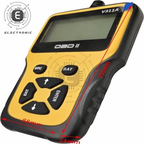 OBD2 Scanner Car Diagnostic Tools Read And Clear Fault Code Real-time Dynamic Data Status V311A Car Code Reader Scanner
