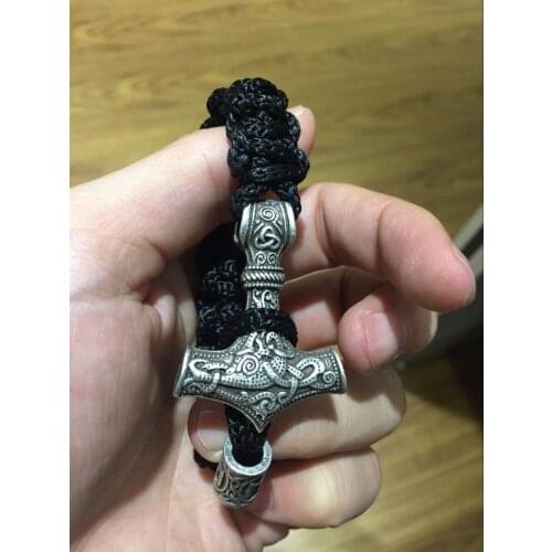 Youe Shone thors hammer mjolnir bracelet Rune viking scandinavian norse viking bracelet Men gift