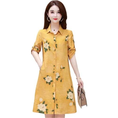 New Spring Autumn Womens Windbreaker Loose Print Plus Size Female Long Coats Summer Middle Lady Trench Coats Casual Outerwear