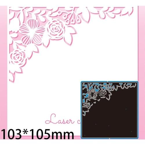 103*105mm Flower Square Cutting DIES Stencil DIY Scrapbook Embossing Card Craft Template Paper Photo Album