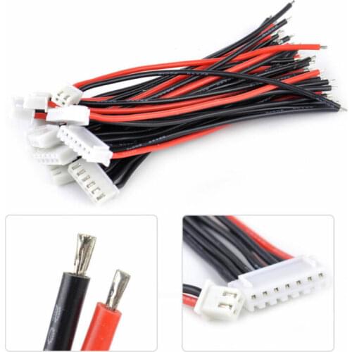 12pcs 1-6S Lipo Battery Balance Connector Charger Adapter Charge Plug Cable Wire