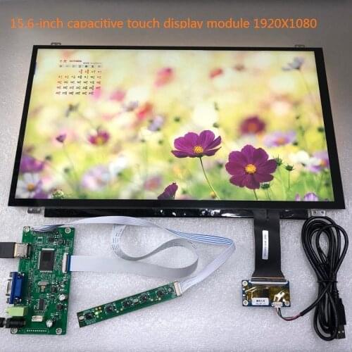 15.6-inch capacitive touch display module 1920 x1080 this theme is Linux/android/8 10 Raspberry Pi3 plug and play LCD screen DIY
