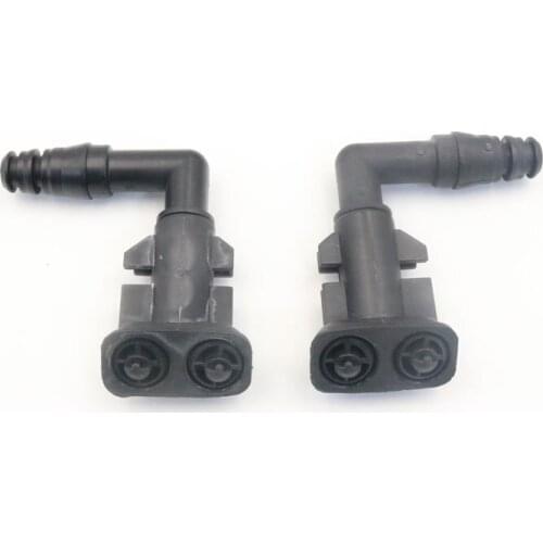 2Pcs Left Right Side Front Headlight Headlamp Washer Jet Spray Nozzle For Opel Vectra C Signum OEM 9186049 & 9186050