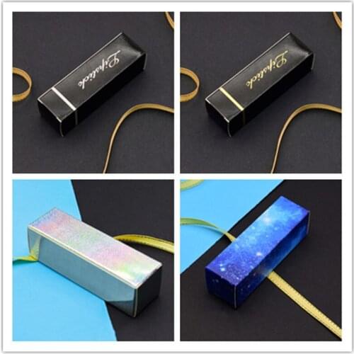200pcs Packaging Box Paper Lipstick Cosmetic Packing Boxes Small Perfume Bottle Package Boxes NO450